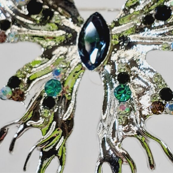 Fancy Butterfly Crystal Brooch (97238) - Picture 3 of 3